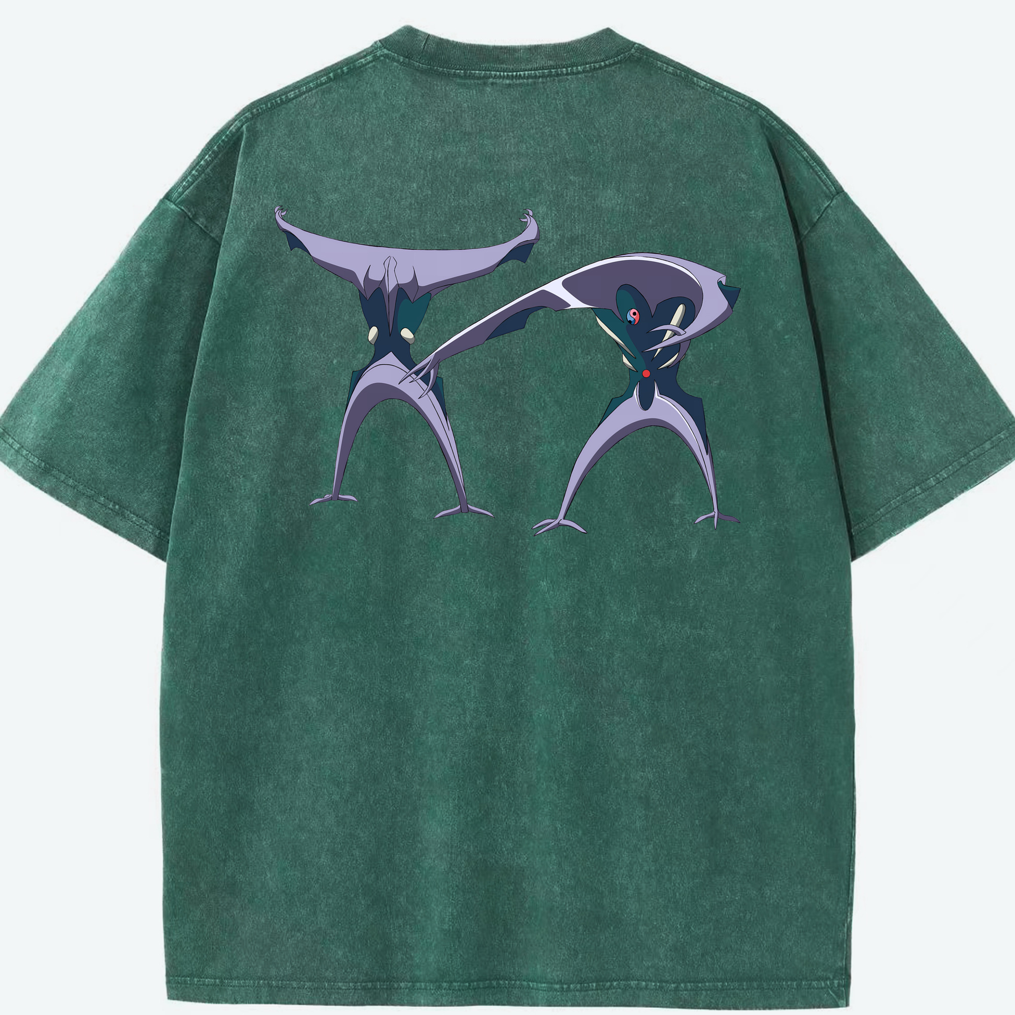 （画像用） EVA 新世紀エヴァンゲリオン 綿100% ヴィンテージ風 半袖Tシャツ（背面プリント）